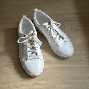 Ted baker white leather sneakers